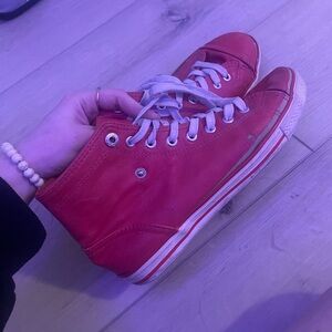 Salmon Vintage Hightops